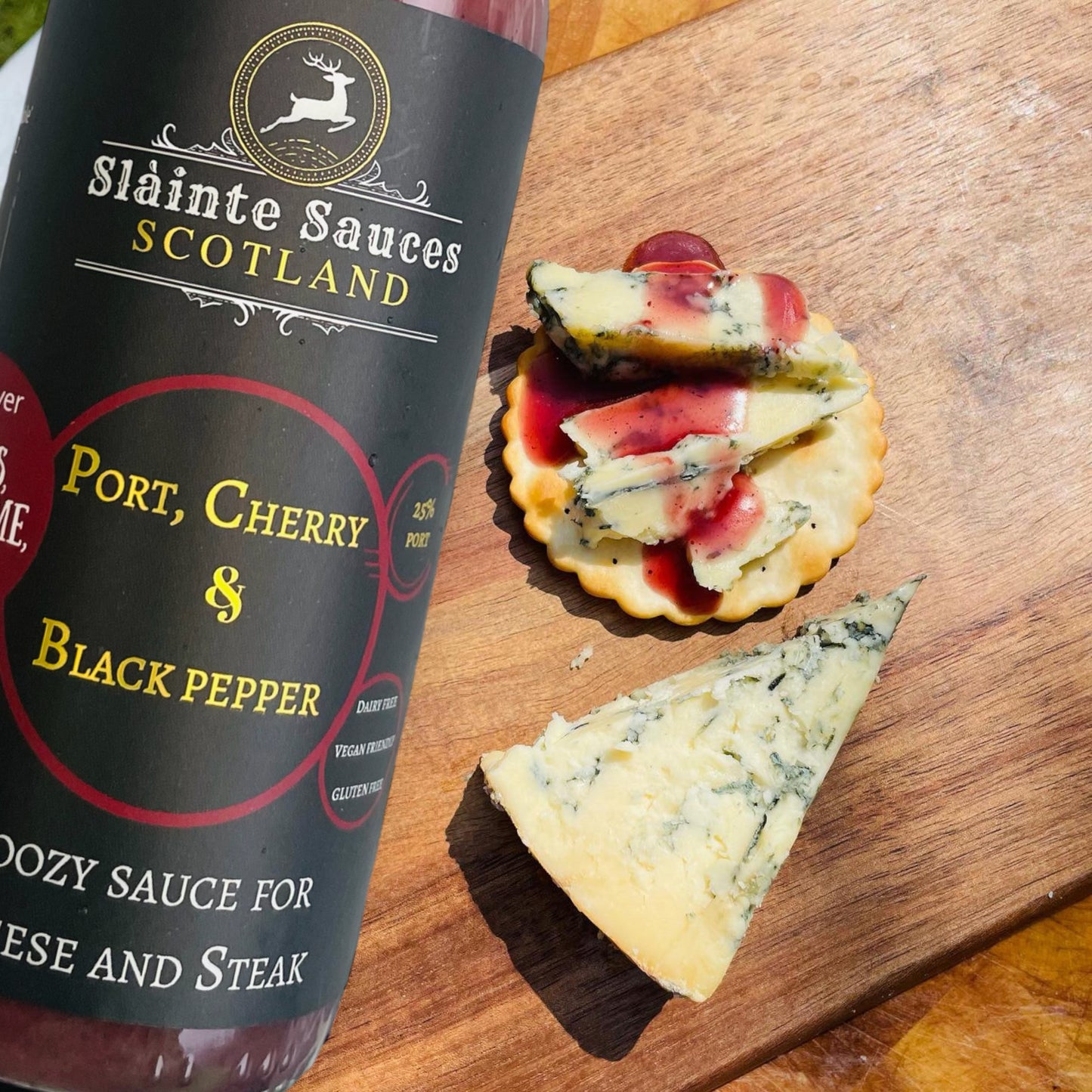 Port, Cherry & Black Pepper β Boozy Gourmet Sauce for Cheese & Steak