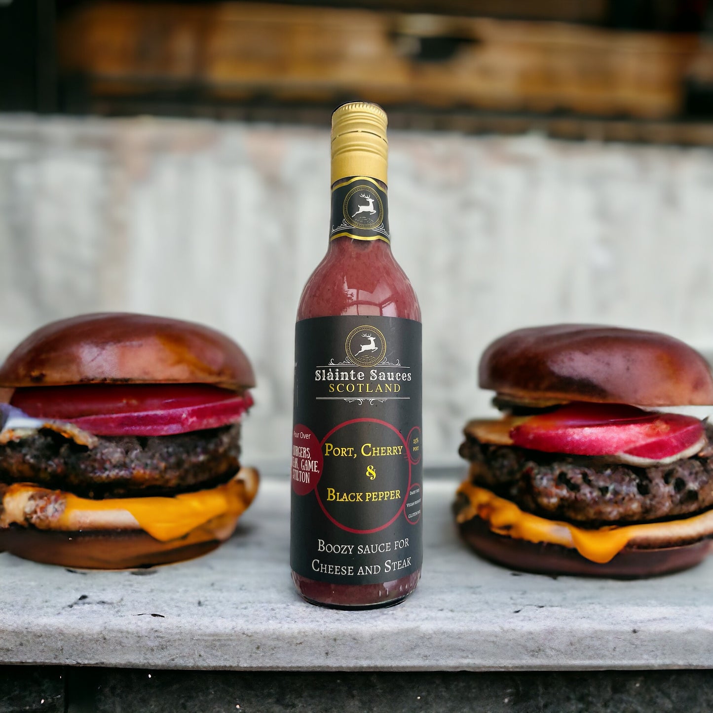 Port, Cherry & Black Pepper β Boozy Gourmet Sauce for Cheese & Steak