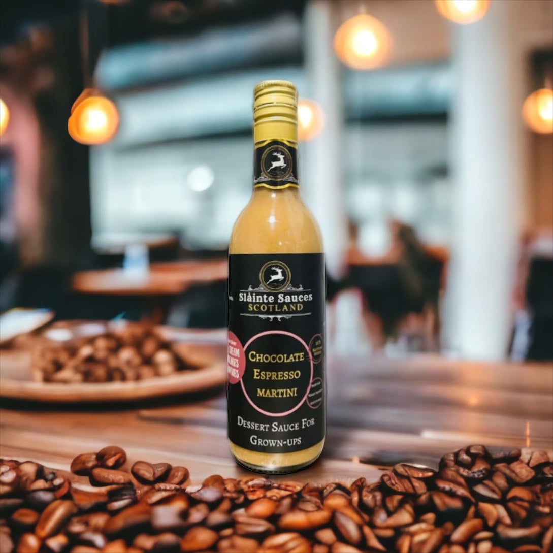 ☕ Espresso Martini Chocolate Sauce – Boozy Indulgence with Scottish Vodka