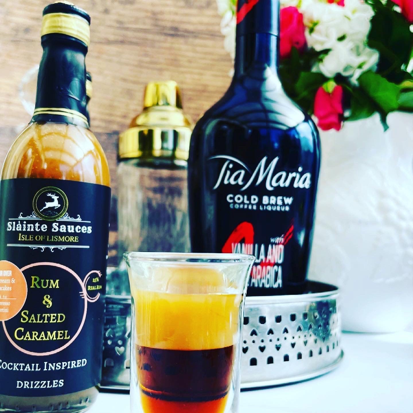 Rum & Salted Caramel Sauce - Scottish Boozy Dessert Topping & Gourmet Gift