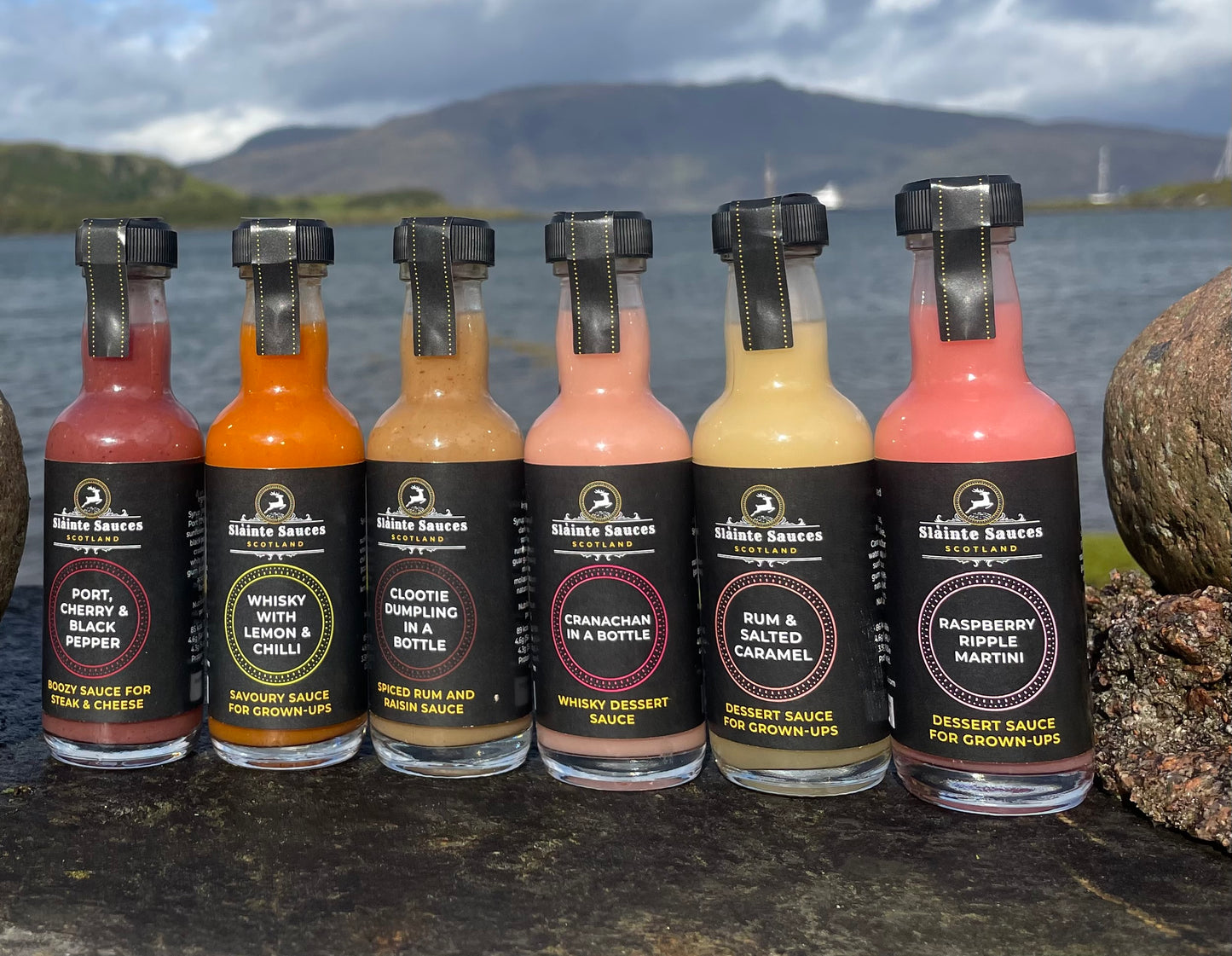 The Ultimate Scottish Gift Box Collection – 3 Duo Sets of Boozy Sauces