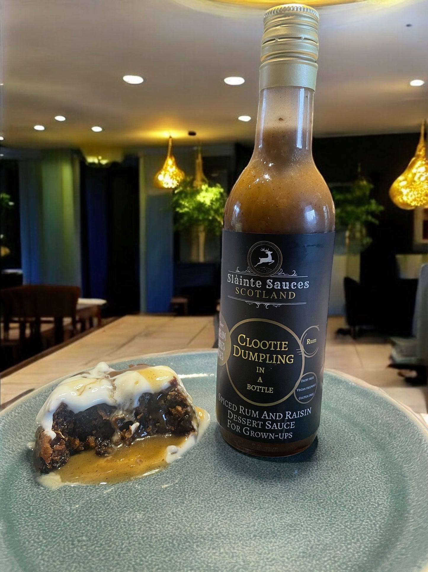 The ultimate Scottish Sauce ‘Clootie Dumpling in a Bottle’ - A world's first