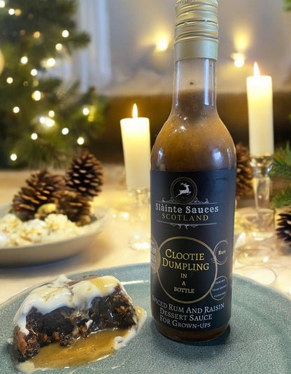 The ultimate Scottish Sauce ‘Clootie Dumpling in a Bottle’ - A world's first