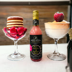 White Chocolate & Raspberry Martini boozy dessert sauce for grownups