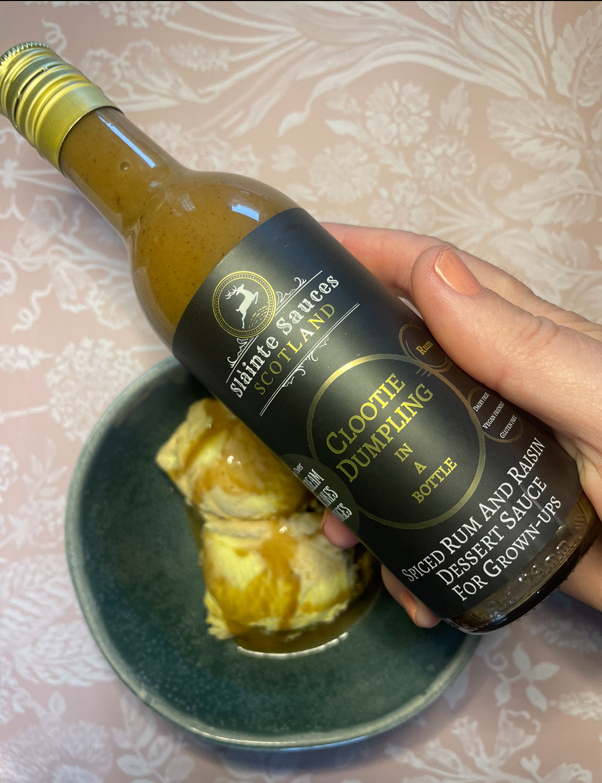 The ultimate Scottish Sauce ‘Clootie Dumpling in a Bottle’ - A world's first
