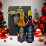 Gift set of 2 Boozy Savoury sauces for burgers and cheese!