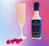 Gift set of gin, whisky, rum dessert sauces